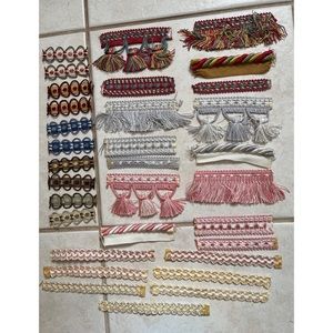 CRAFT Bundle of Assorted Upholstery Trims